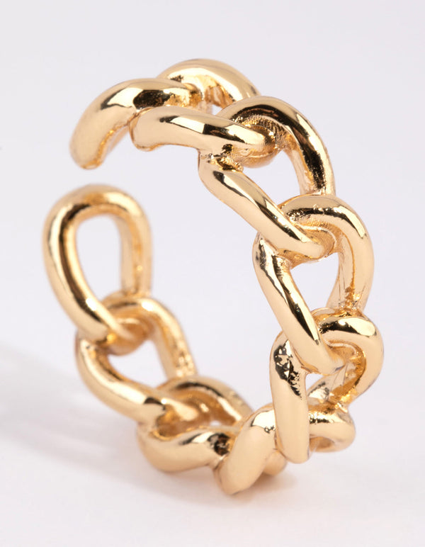 Gold Plated Adjustable Chain Ring Pack