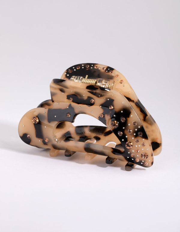Acrylic Embellished Shape Claw
