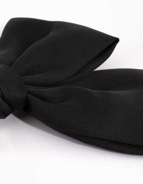 Black Bow Clip