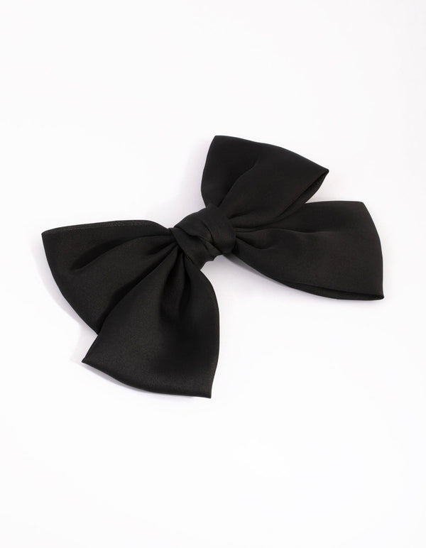 Black Bow Clip