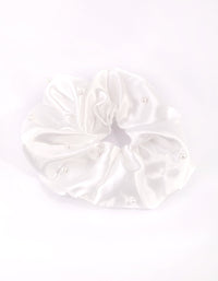 Oversized Pearl Detail Scrunchie - link has visual effect only