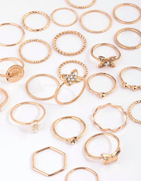 Diamante Bloemen Ring Pakket - link has visual effect only