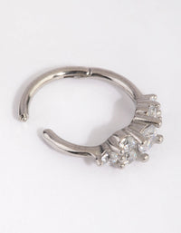 Surgical Steel Diamante Cluster Clicker - link has visual effect only