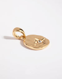 Gold Plated Molten Celestial Charm - link has visual effect only