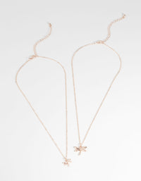 Rose Gold Dragonfly Necklace Set - link has visual effect only