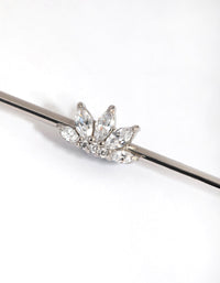Surgical Steel Crystal Industrial Bar - link has visual effect only
