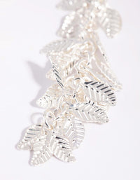 Silver Jingle Leaf Drop Earrings - link has visual effect only