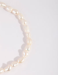 Rose Gold Pearl Toggle Bracelet - link has visual effect only