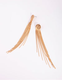 Gold Waterfall Cupchain Earrings - link has visual effect only