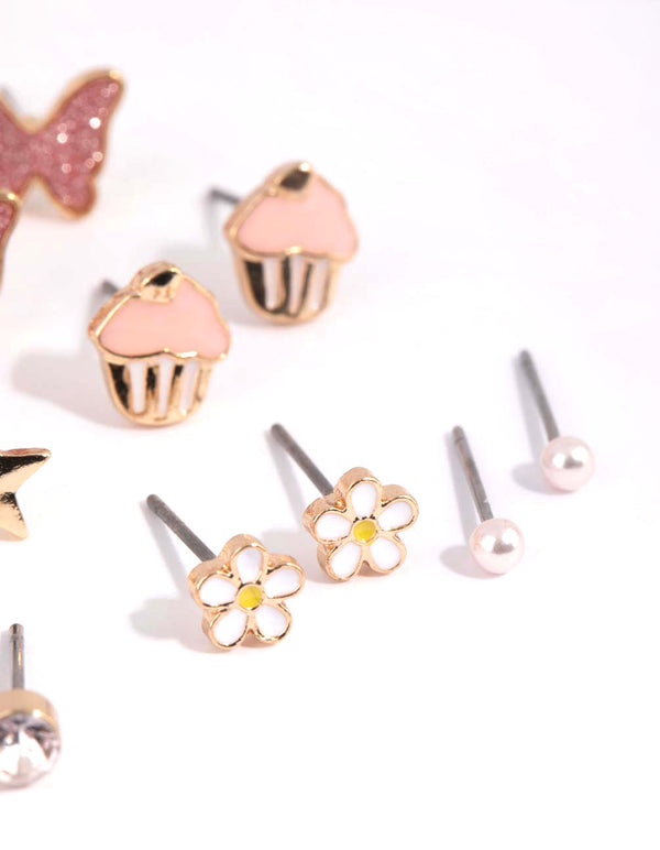 Kids Butterfly Stud Earring Pack