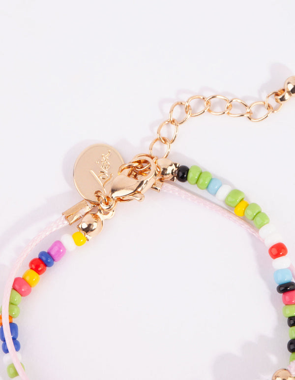 Regenboogarmbandpakket voor beste vriend van kinderen