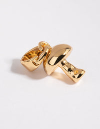 Gold Plated Mushroom Charm - link has visual effect only