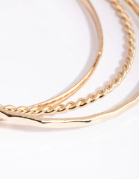 Gold Detail and Plain Bangle Pack - link has visual effect only