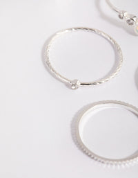 Silver Mermaid Diamante Ring Pack - link has visual effect only