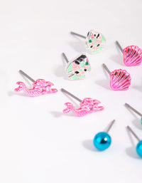 Kids Mermaid Stud Earring Pack - link has visual effect only