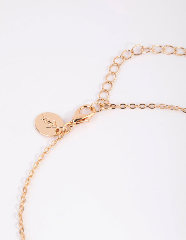 Kids Deer and Bell Best Friend Necklace Set