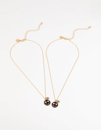 Kids Mood Best Friend Necklace Set - link has visual effect only
