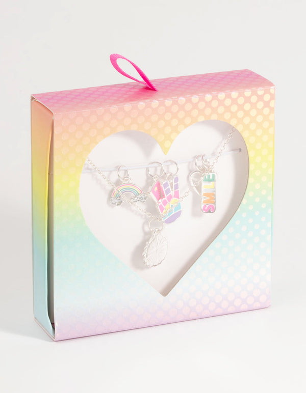 Kids Retro Charm Necklace