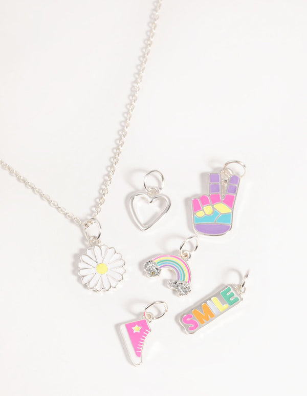 Kids Retro Charm Necklace