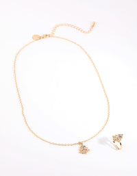 Kids Festive Necklace and Ring Set - link has visual effect only