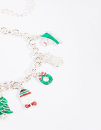 Kids Festive Sleigh Charm Bracelet - link has visual effect only
