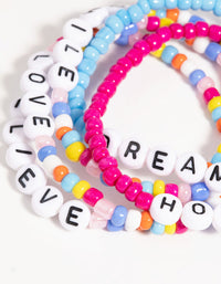 Kids Happy Bracelet Pack - link has visual effect only