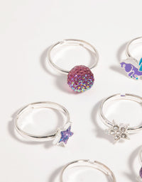 Kids Festive Snowflake Ring Pack - link has visual effect only