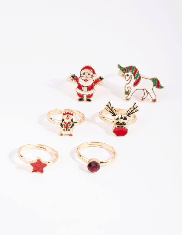 Kids Festive Santa Ring Pack