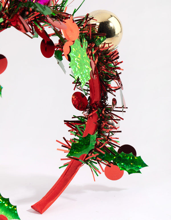 Kids Festive Tinsel Headband