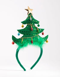 Kids Festive Tree Headband - link has visual effect only