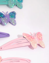Kids Butterfly Snap Clip Pack - link has visual effect only