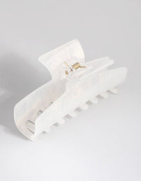 Plastic Large Frosted Rectangle Claw - link has visual effect only