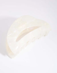 Acetate Cream Moon Claw Clip - link has visual effect only