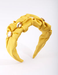 Lime Diamante Scrunch Alice Band - link has visual effect only