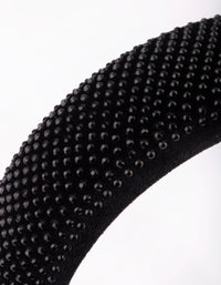 Black Diamante Alice Band - link has visual effect only