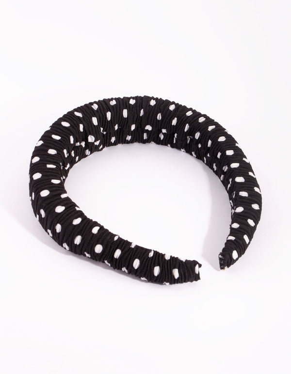 Black and White Padded Alice Band