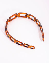 Chain Detail Alice Band - link has visual effect only