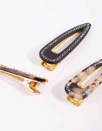 Gold Diamante Clip Pack - link has visual effect only