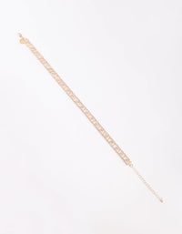 Gold Greek Key Choker Necklace - link has visual effect only