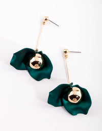 Green Statement Earrings - link has visual effect only