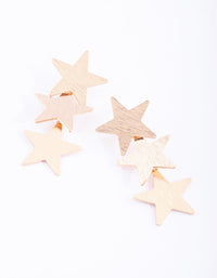 Gold Star Drop Earrings - link has visual effect only