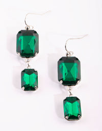 Green Claw Stone Drop Earrings - link has visual effect only