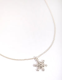 Festive Snowflake Necklace - link has visual effect only