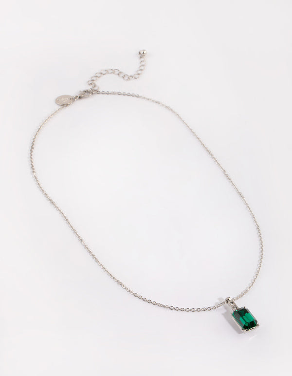 Green Claw Pendant Necklace