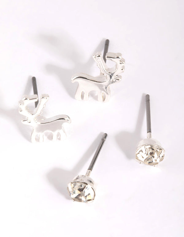 Festive Reindeer Earring Pack