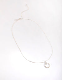 Silver Diamante Necklace - link has visual effect only