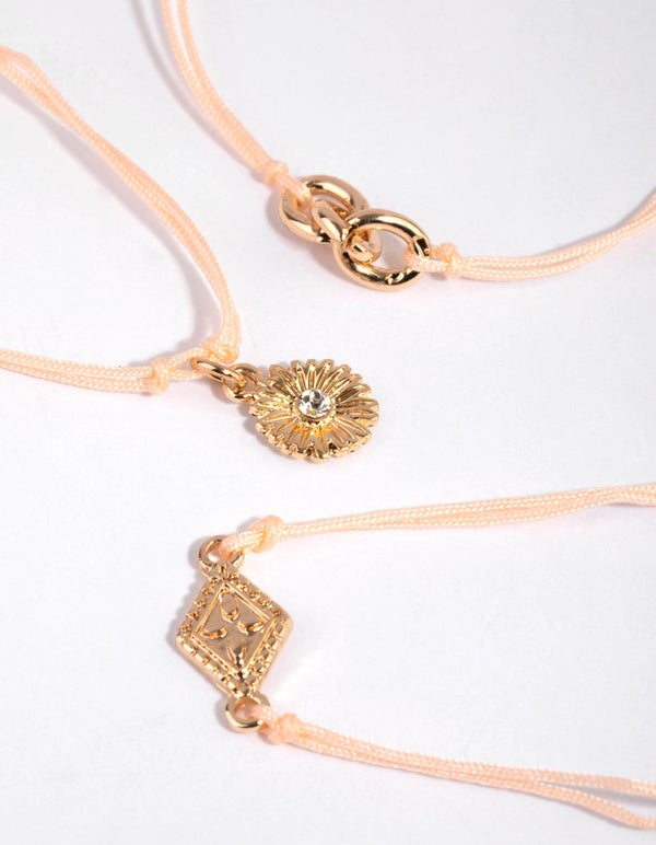 Coral Friendship Bracelet Pack