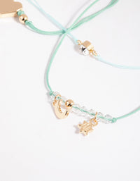 Green Celestial Freindship Bracelet Pack - link has visual effect only