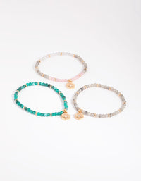 Acrylic Hex Charm Friendship Bracelet Pack - link has visual effect only