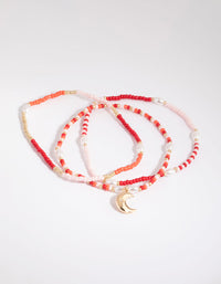 Acrylic Moon Friendship Bracelet Pack - link has visual effect only